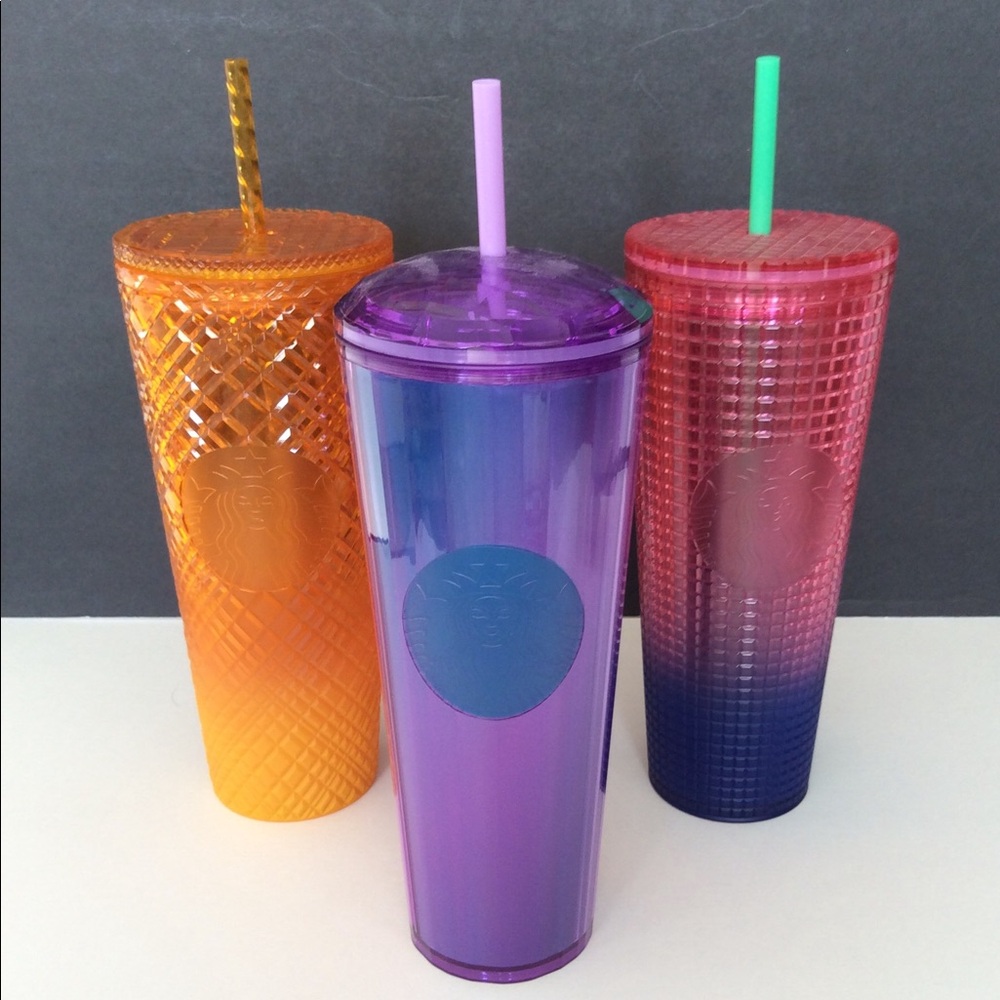 STARBUCKS Bundle of 3 Starbucks Tumblers 24oz NWT